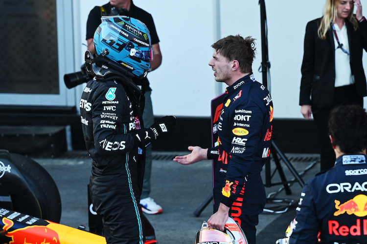 Max Verstappen sprach nach dem Rennen Klartext mit George Russell