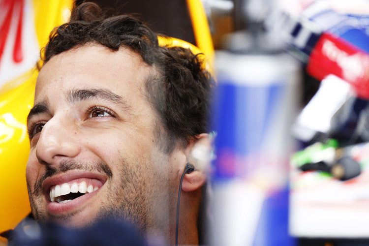 Daniel Ricciardo zog am Trainingsfreitag von Brasilien eine positive Zwischenbilanz