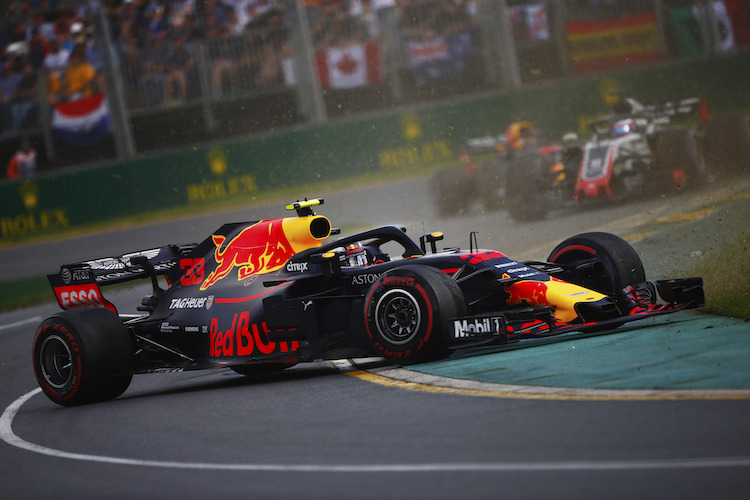 Im Australien-GP legte der Red Bull Racing-Star einen Dreher hin