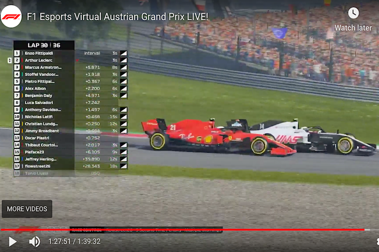 Austrian grand prix hot sale 2019 live stream