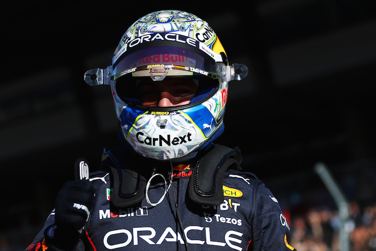 Max Verstappens Spezial-Helm, den er beim Österreich-GP trug, wird verlost