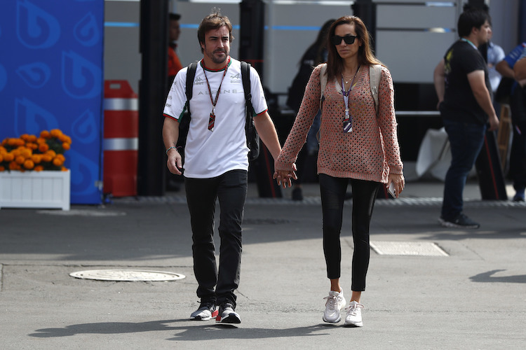 Fernando Alonso und Andrea Schlager