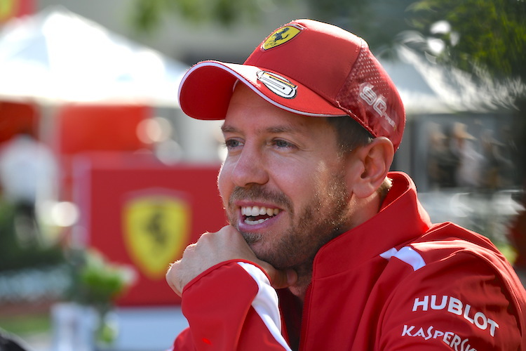 Sebastian Vettel: «Wenn du nur einige Zentimeter neben die Ideallinie gerätst, kommst du ins Rutschen»
