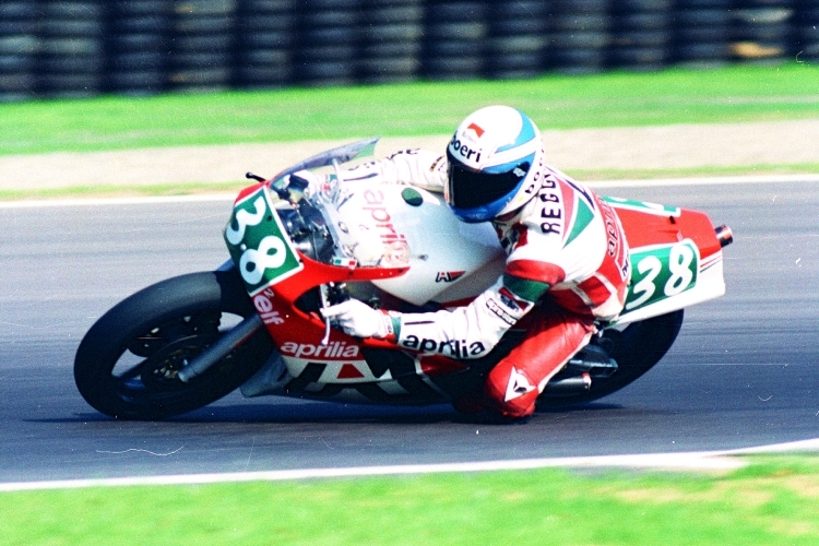 Loris Reggiani war Aprilias erster Grand-Prix-Sieger