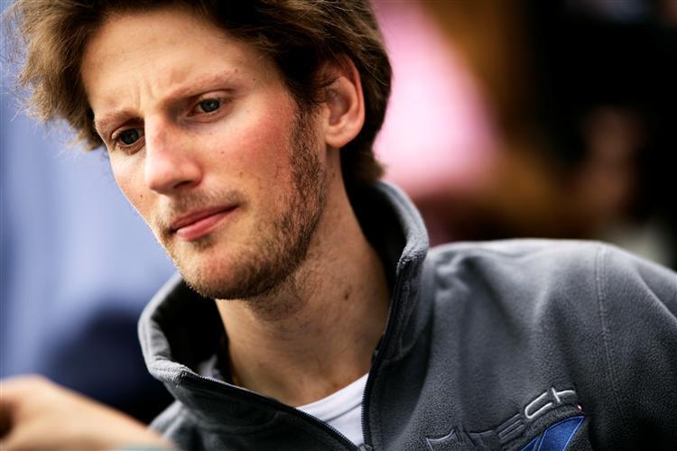 Wieder im Einsitzer: Romain Grosjean