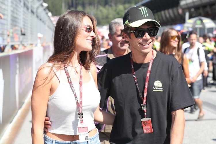 Valentino Rossi und Francesca Novello am Red Bull Ring in Spielberg 2023
