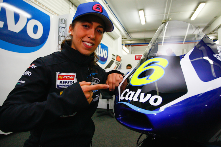 Maria Herrera wird 2015 als Stammpilotin in der Moto3-WM antreten