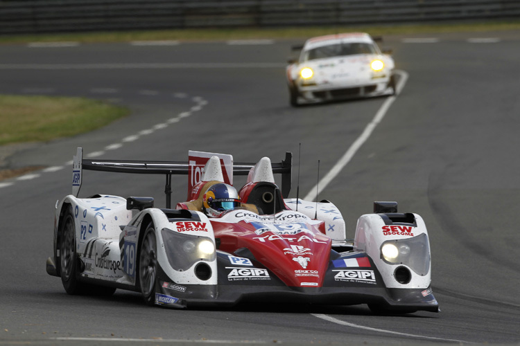 Loeb probierte seinen LMP2 schon beim Testtag in Le Mans 2012 aus