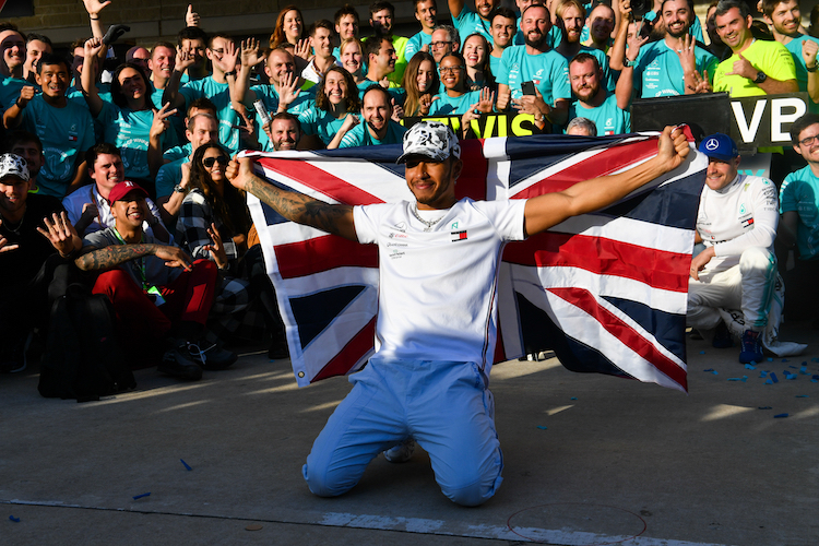Lewis Hamilton ist zum sechsten Mal Weltmeister