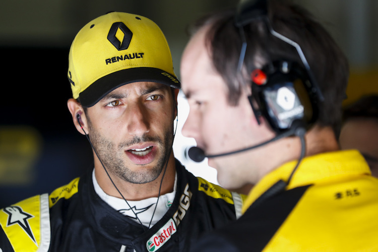 Renault-F1-Star Daniel Ricciardo  