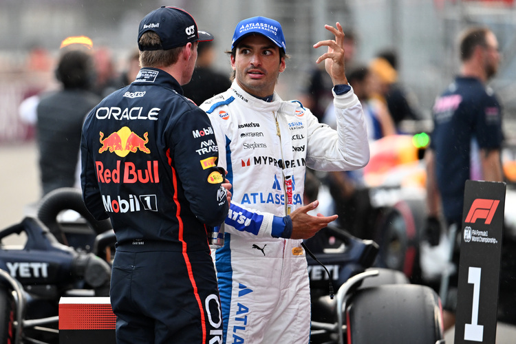 Max Verstappen und Carlos Sainz