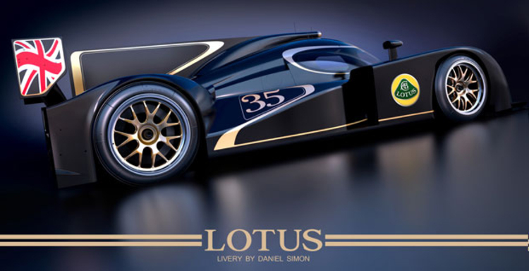 So soll der LMP2 von Lotus aussehen