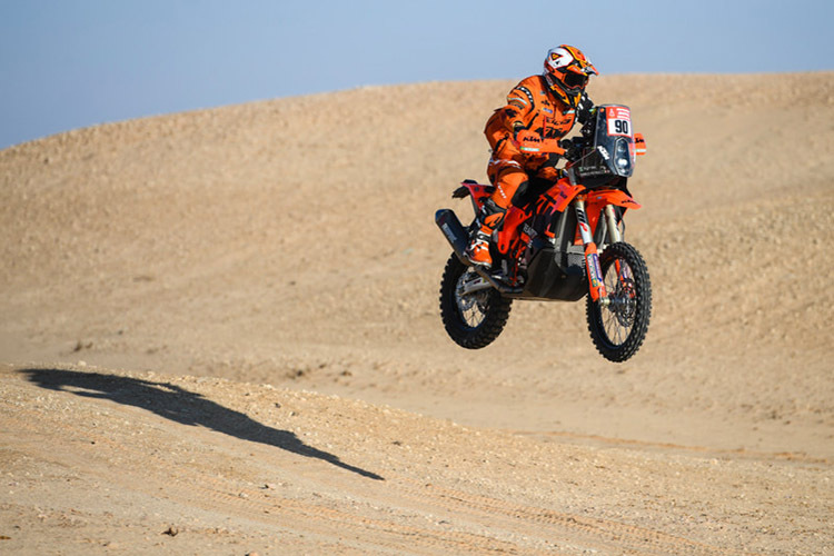 Danilo Petrucci mit KTM bei der Dakar