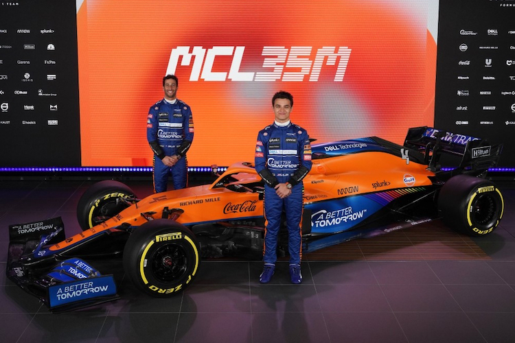 Lando Norris und Daniel Ricciardo können es kaum erwarten, im MCL35M auszurücken  