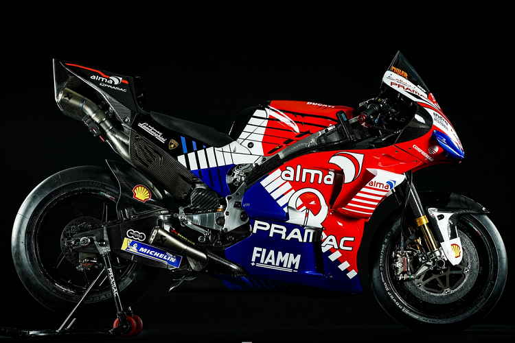 Das Alma-Logo prangte bisher prominent auf der Pramac-Ducati