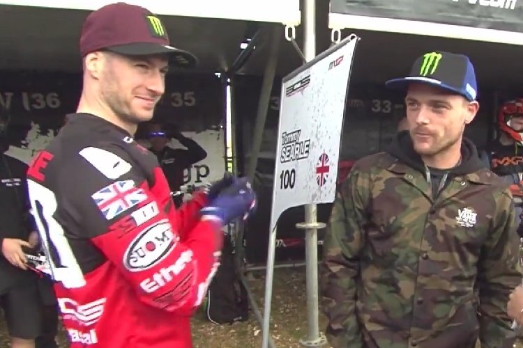 Tommy Searle und Alex Lowes in Matterley Basin (v.l.)