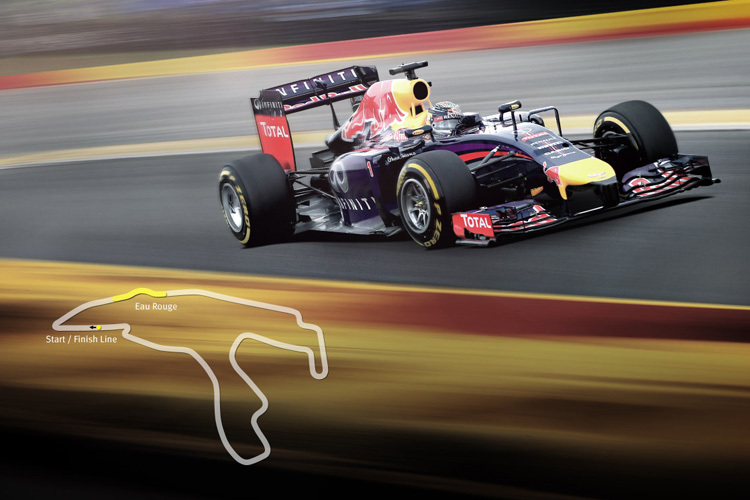 Red Bull Racing in Spa-Francorchamps: andere Getriebeabstufung