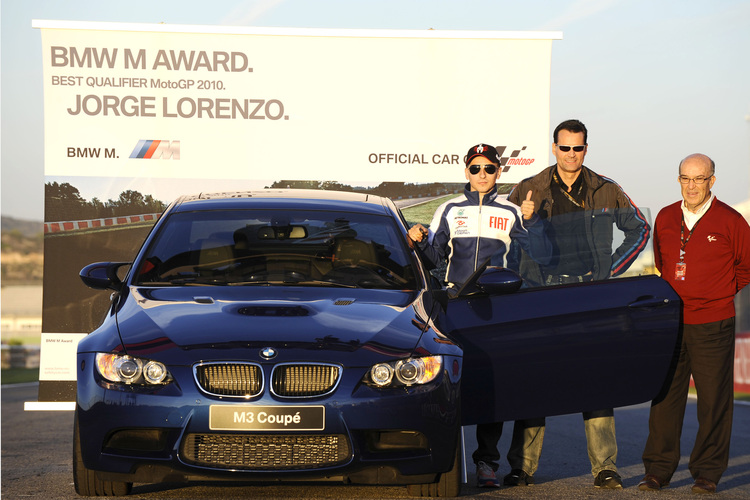 Nach dem Qualifying bekam Lorenzo seinen lang ersehnten BMW
