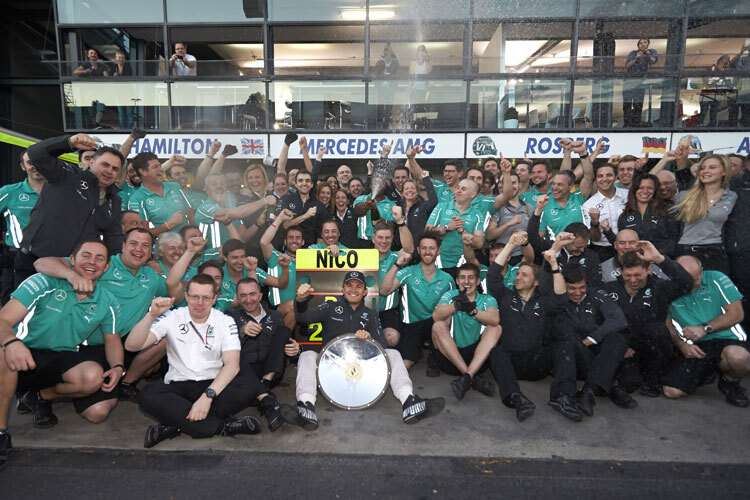 Vergangenes Jahr triumphierte Mercedes in Melbourne