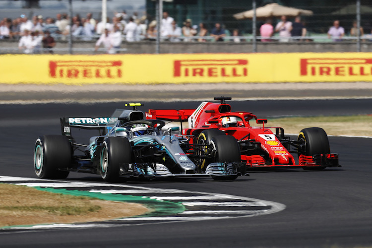 Sebastian Vettel sicherte sich in Silverstone den Sieg