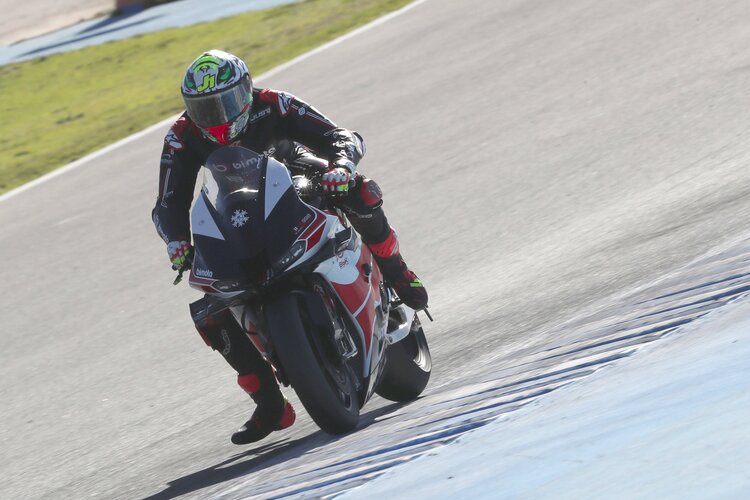 Axel Bassani beim Jerez-Test