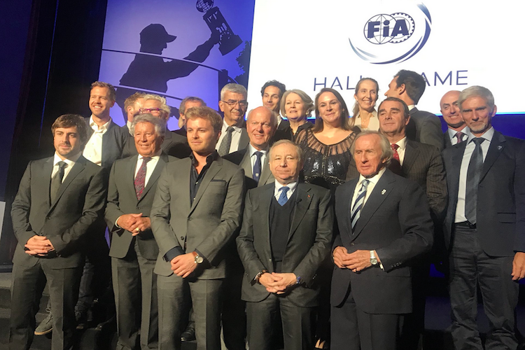Bei der Eröffnung der FIA-Hall of Fame