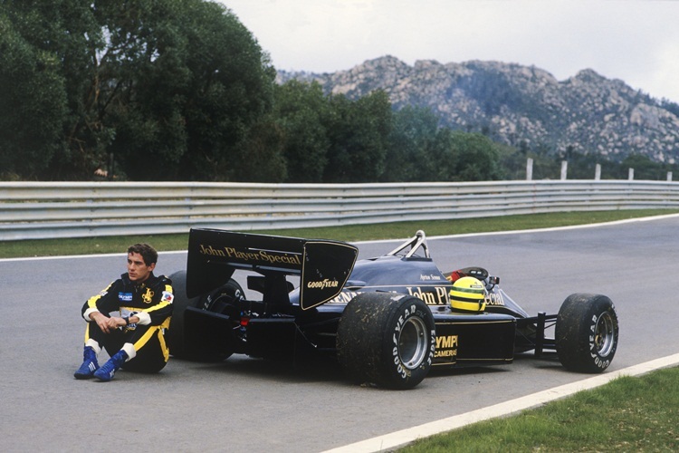 Ayrton Senna 1985 - In seiner zweiten Saison fuhr er für das JPS Team Lotus