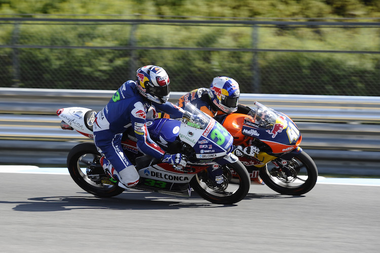 Bastianini und B. Binder - Moto3