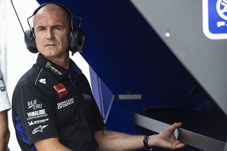 Yamaha-Teammanager Massimo Meregalli blickt nach vorne
