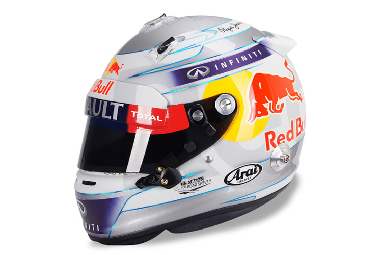 Frisch gebürstet, Teil 2: Der neue Helm von Sebastian Vettel in Ungarn