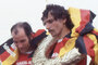Einziger deutscher MX-Beifahrer-Weltmeister: Siegfried Müller (re.) mit Reinhard Böhler