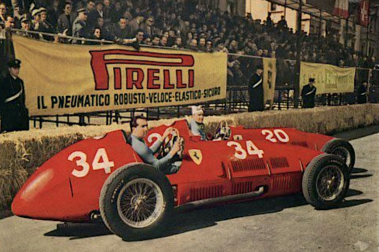 Die Alfa Romeo-Stars Alberto Ascari und Giuseppe Farina