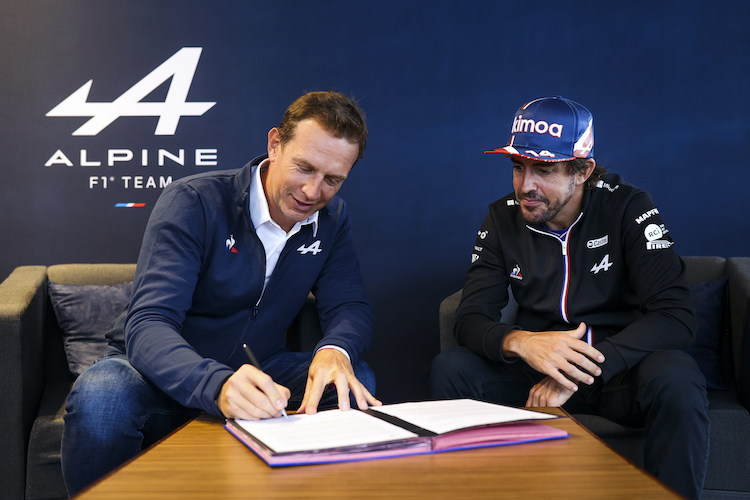Laurent Rossi freut sich über die Vertragsverlängerung von Fernando Alonso