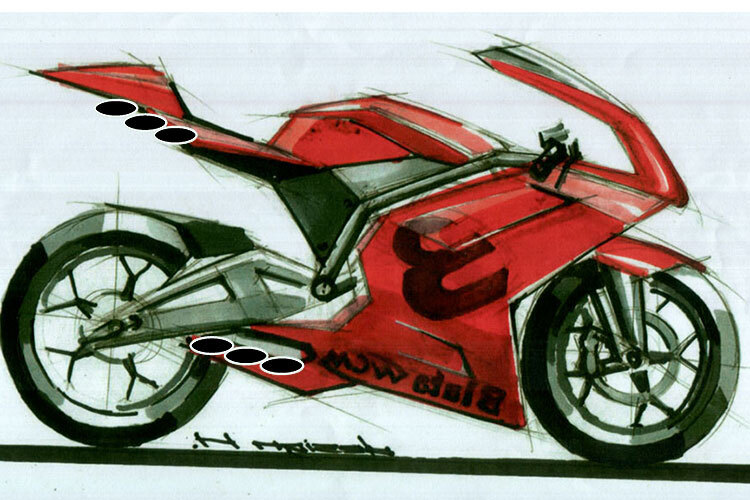 So sollte das Motorrad beim Debüt 2005 aussehen