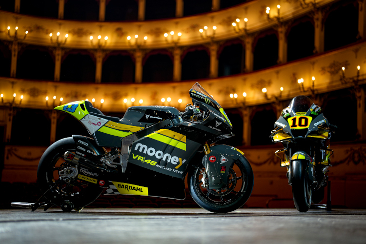 Die Kalex von Vietti in den neuen Farben von Mooney VR46 Racing
