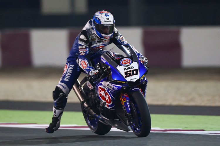 Sylvain Guintoli eroberte in Katar 2016 den ersten Podestplatz mit der neuen Yamaha R1