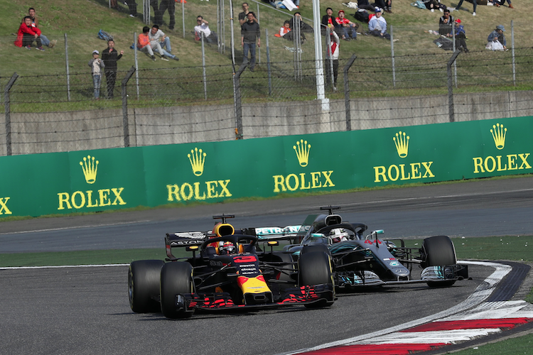 Lewis Hamilton war in China gegen Daniel Ricciardo machtlos