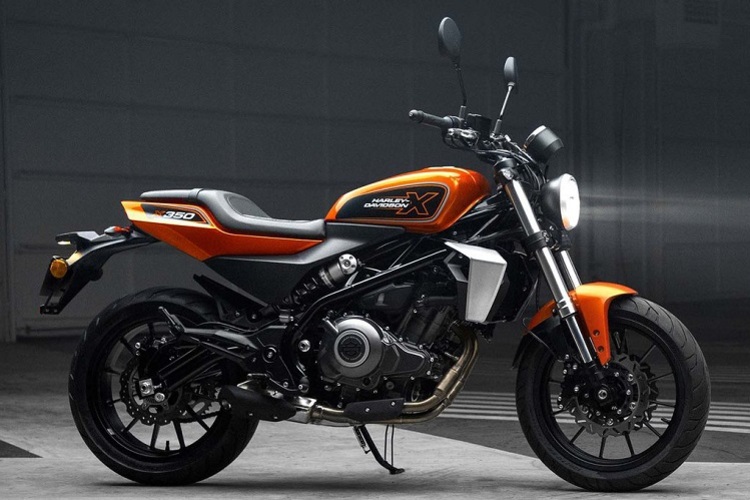 Das Design der X350 ist inspiriert von Harleys legendären Flattrack-Rennmaschinen