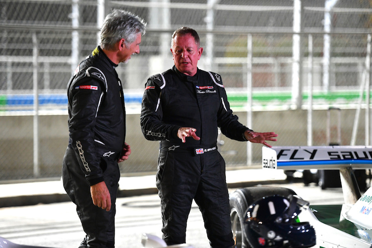 Damon Hill und Martin Brundle