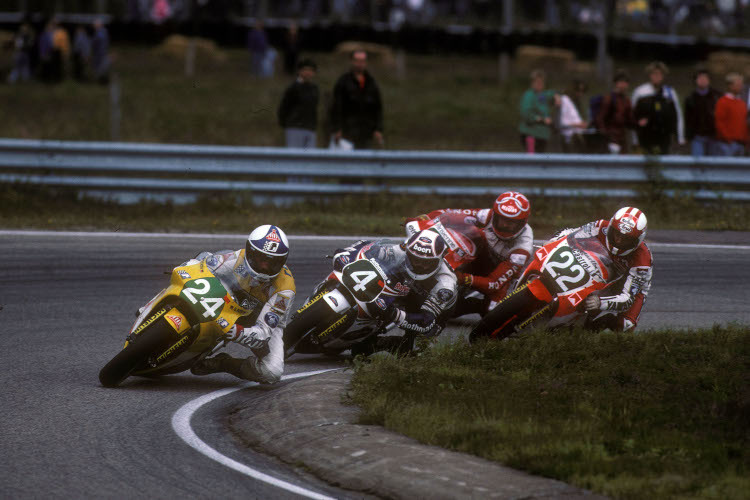 1987: Reinhold Roth gefolgt von Toni Mang, Jacques Cornu und Luca Cadalora