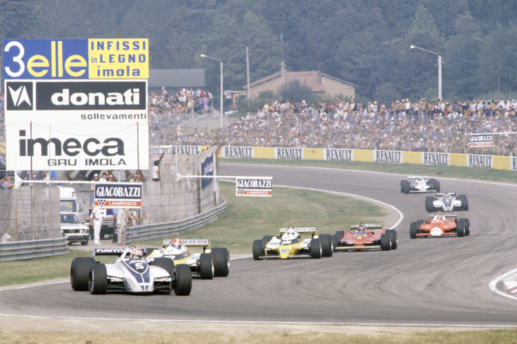 Piquet im Brabham BT49 in Monza 1980
