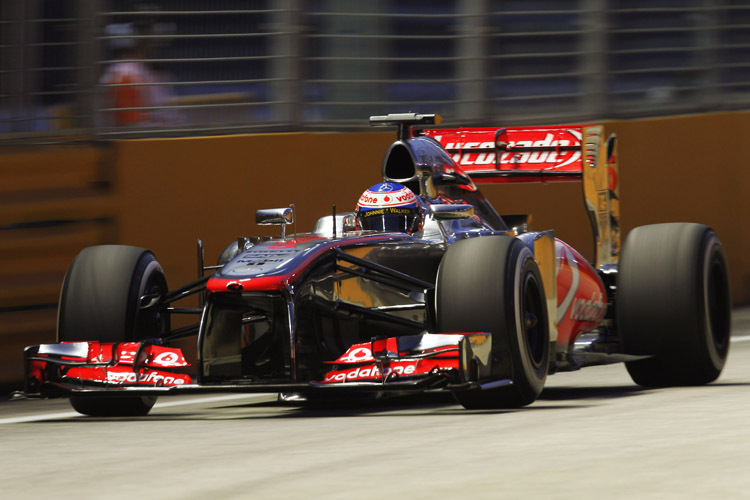 Jenson Button: Probleme mit der Fahrzeug-Balance