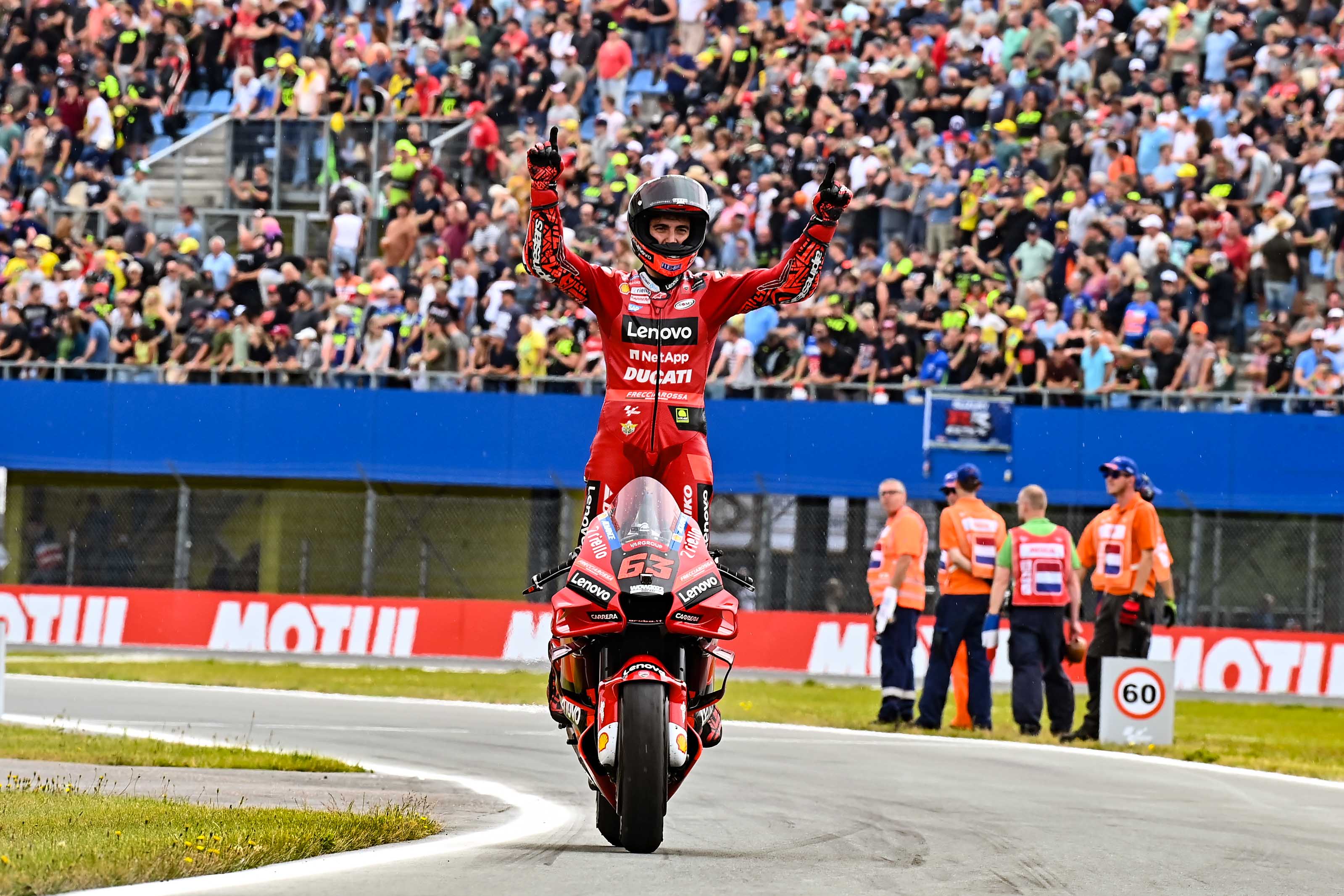 Assen Quartararo-Debakel, Bagnaia (Ducati) gewinnt / MotoGP