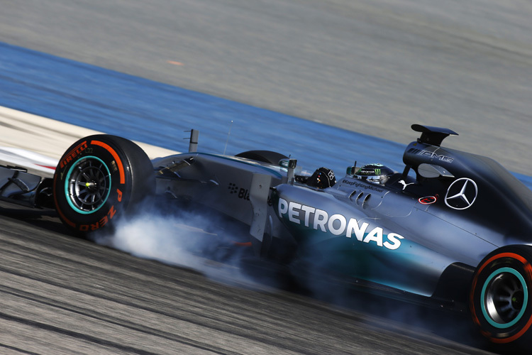 Nico Rosberg, der König: Keiner ist in diesem Testwinter mehr gefahren
