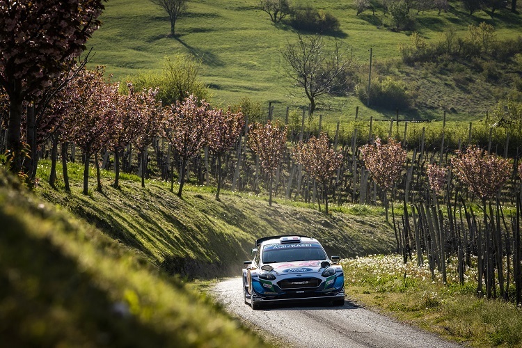 Adrien Fourmaux überzeugte bei der Jungfernfahrt im Ford Fiesta WRC