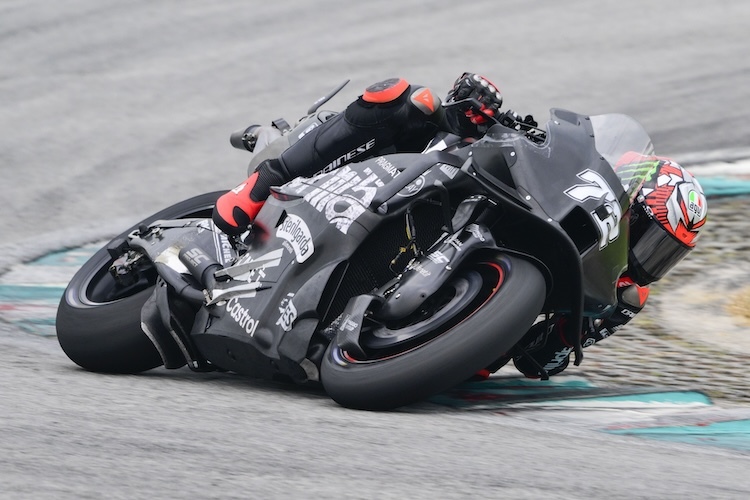 Aprilia-Pilot Marco Bezzecchi erlebte einen positiven Sepang-Test