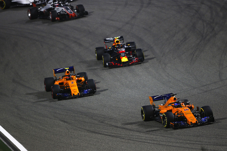 Beide McLaren-Piloten schafften es in Bahrain in die Punkte