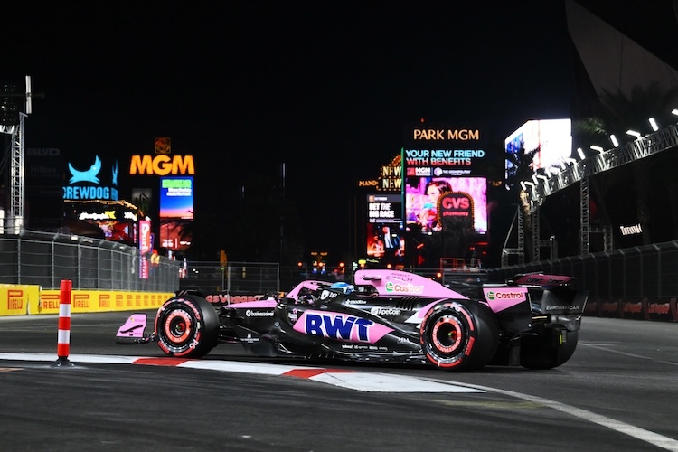 Pierre Gasly in Las Vegas