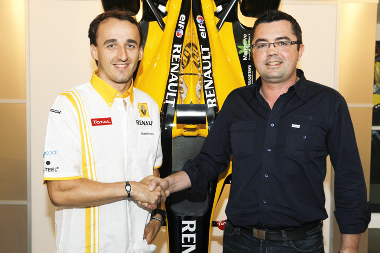 Auf weitere zwei Jahre: Kubica und Boullier