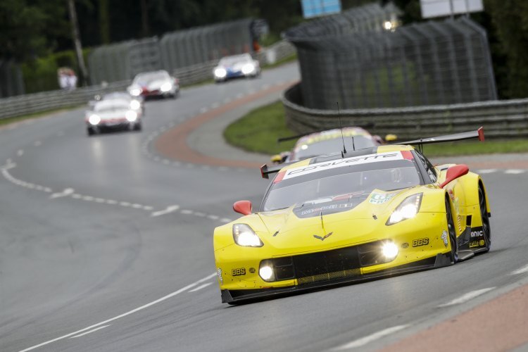 Fünfter in der GTE-Klasse: Die Corvette C7.R von Jan Magnussen, Antonio García und Mike Rockenfeller
